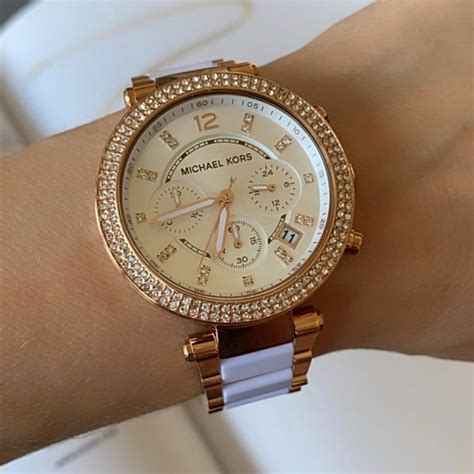 zegarek michael kors damski rose gold|Michael Kors rose gold.